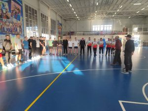 Read more about the article Сегодня в спорткомплексе Юниор прошли ХХХ Сельские спортивные игры Кубани по волейболу среди мужских команд.